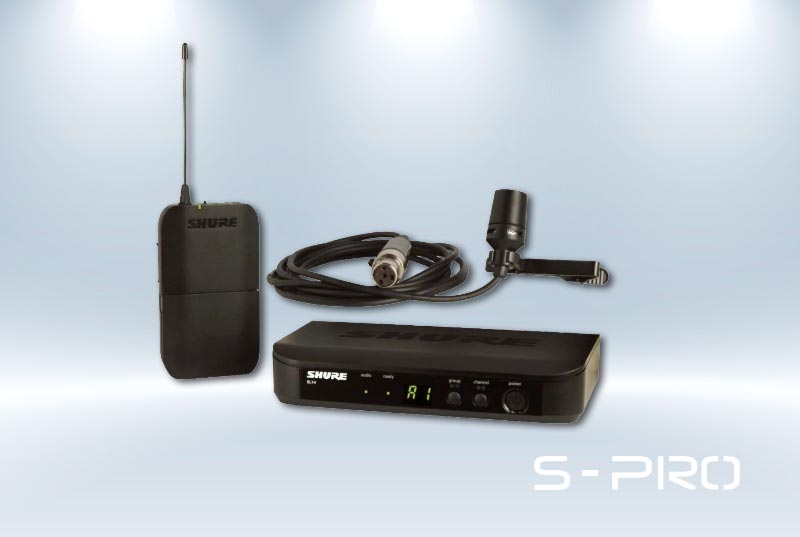 Аренда петличного радио микрофона Shure BLX12E CVL.