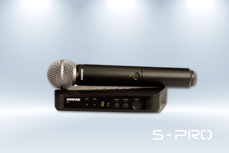 Аренда радиомикрофона Shure BLX24 / SM58